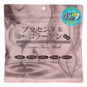 ALOVIVI Placenta Collagen Face Mask 45 pieces & розовый
