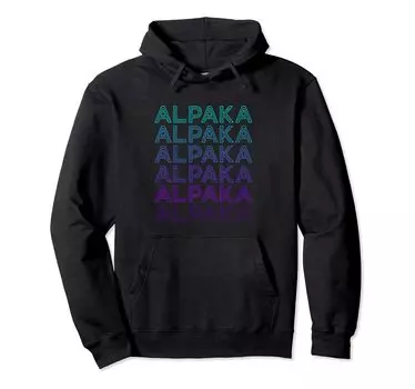 Alpaca Llama Retro Parka