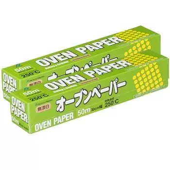 Alphamic of Oven paper 30cm x 50m Unbleached [Set 2] коричневый