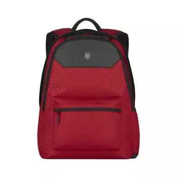 Altmont Original Standard Backpack Функциональный и удобный деловой рюкзак с сетчатым карманом, крючком для ключей, держателем для ручек, биркой по имени, боковым карманом, повседневный, 25 л, красный красный