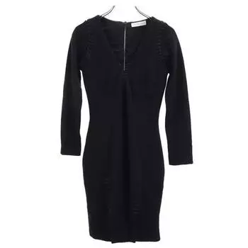 ALTUZARRA wool Long sleeve one piece black Women Used