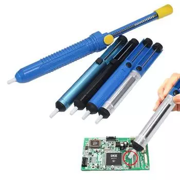 Алюминиевый оловоотсос с сильным всасыванием, ручной инструмент для вакуумной пайки