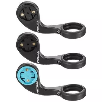 Aluminium Alloy Bike Computer Mount Adjustable Bicycle Computer Handlebar Mount Computer Extended Mount for Garmin/Bryton/Wahoo Garmin