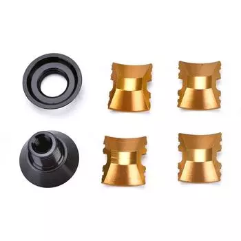 Aluminum Alloy Bike Bicycle Headset Expanding Plug for 28.6mm Carbon Fork Parts(Gold)