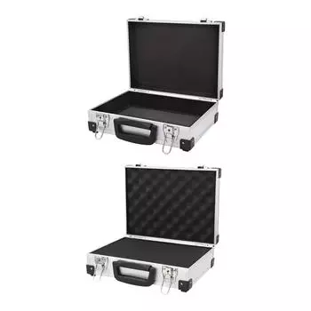 Aluminum Alloy Toolbox Lockable Carrying Case for Travel Outdoor Camera Gear