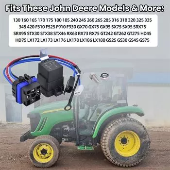 AM107421 Starter Relay Kit for John Deere/Kawasaki/Onan Models 130-420