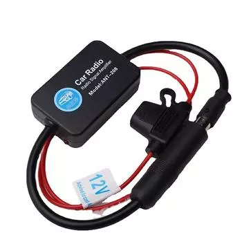 Am Fm Радио Анти-помехи Улучшение Авто Электронные Аксессуары 12 В Для Ant208 Автомобильный Антенный Усилитель Сигнала Набор