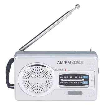 AM FM Радио Батарея Источник Питания Водонепроницаемый Пластиковый Материал Портативный Радиоприемник Для Уличного Использования