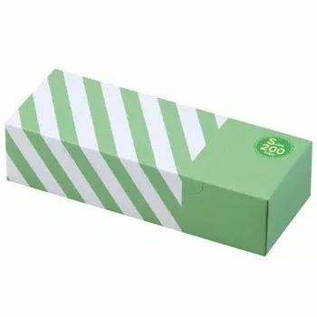 amazing odor-proof bag bos boss striped package/transparent green s size 200 pieces for processing baby diapers, pet poo, food waste, sanitary items