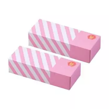 amazing odor-proof bag bos striped package set of 2/pink l size 90 pieces for processing baby diapers, pet poop, food waste, sanitary items, etc.