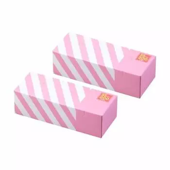 amazing odor-proof bag bos striped package set of 2/pink ss size 200 pieces for processing baby diapers, pet poop, food waste, sanitary items, etc.