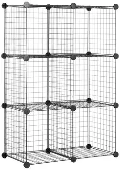 AmazonBasics Storage 6 Cube Wire Черный 77x 37x113 см чёрный