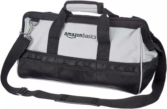 AmazonBasics Tool Tool Storage Bag Black 40.6cm, Gray,