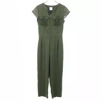 AMERI UNDRESSED Short sleeve All in one M khaki French sleeve jumpsuit Women Used