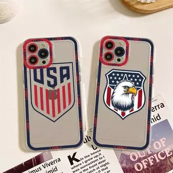 Чехол для телефона с флагом Америки и США для iPhone 11 12 13 Mini Pro Max 14 Pro Max iphone11