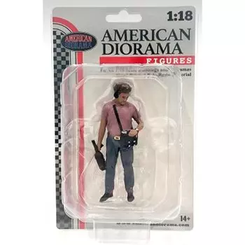 American diorama 1/18 on air assistant male American Diorama Figure On-Air 4 figure [product]