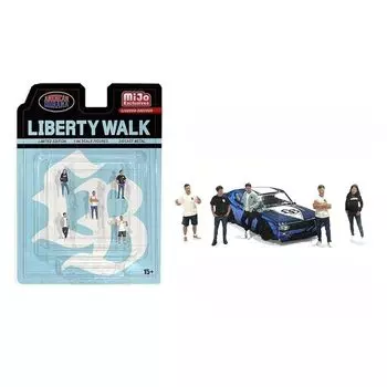 Американская диорама 1/64 фигурка команда liberty walk Американская диорама фигурки Liberty Walk Team [продукт]