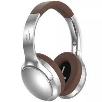 Американская ретро-гарнитура Bluetooth-гарнитура 5.3 металлическая частная модель мобильного телефона универсальная беспроводная спортивная гарнитура коричневый