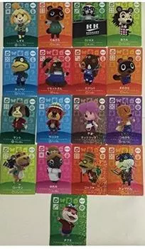 amiibo card amiibo Animal New Horizons 1st SP полная комплектация 17 деталей Crossing