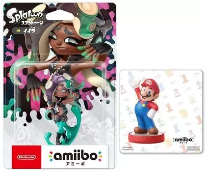 amiibo Иида (Взвод серии) оригинальная наклейка включена