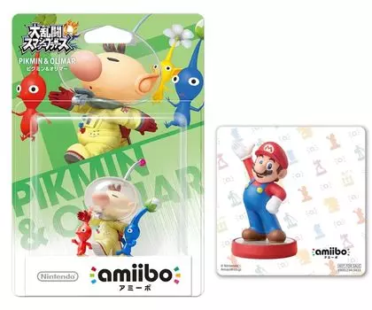 amiibo Pikmin Olimar Smash Original sticker included & (Super Bros. Series) [Bonus]