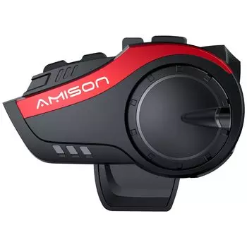Amison Bike До 10 человек могут разговаривать одновременно Максимальное расстояние разговора Bluetooth Радио велосипед Непрерывно 28 часов IP67 Для музыки Аудио Интерком с