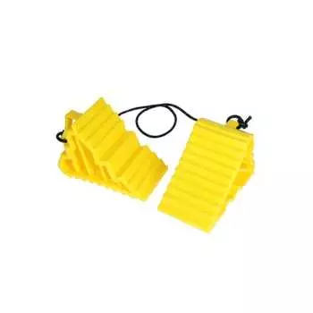 Amon Tire Stopper, желтый, веревка в комплекте, башмак для шин, башмак для колес, автомобильный башмак, башмак для колес 8836