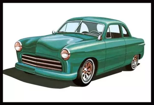 AMT 1949 Ford Coupe Пластиковая модель AMT1359 Литье Цвет 1/25 49 er