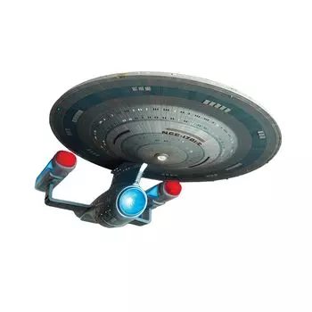 AMT Star Trek Enterprise scale plastic model AMT1332 molding color U.S.S. NCC-1701-C 1/1400