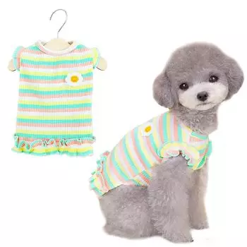 AmzBarley Dog One 3D Floral Dog Small Medium Dog Cool Round Short Water Soft Dog Для мелких и средних домашних животных Средство от насекомых Предотвращает выпадение шерсти и
