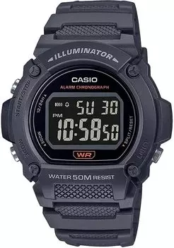 Аналоговая полоса CASIO Uni W-219H-8BVEF, многоцветная,