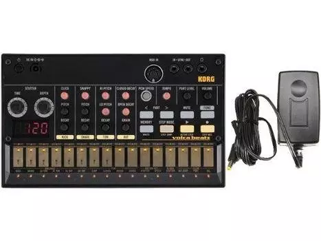 Аналоговая ритм-машина KORG Volca Beats Комплект адаптера переменного тока KORG KA350 +
