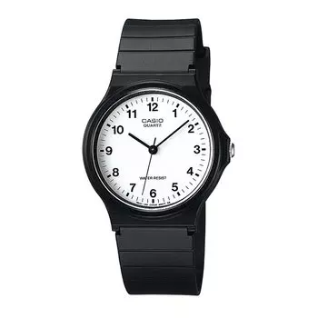 Аналоговые часы CASIO Chipkashi Дешевые Casio Уретановый ремень Унисекс Белый Overseas Модель [Casio] MQ-24-7BL [Товар]