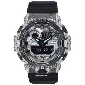 Аналоговые цифровые кварцевые часы Casio G-Shock с камуфляжным циферблатом GA-700SKC-1A GA700SKC-1 200M Мужские часы чёрный