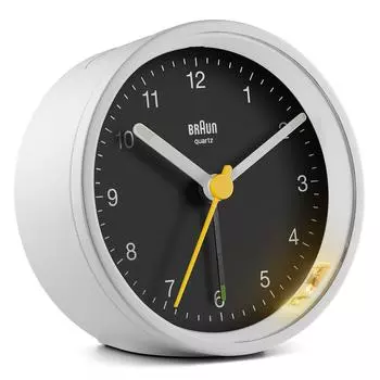 Аналоговый будильник BC12WB BRAUN/Коричневый белый