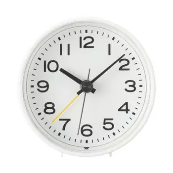 Аналоговый будильник MUJI MJ-AC2 12046738 Белый Ширина 7,6 x Глубина 3,6 x Высота 7,8 см