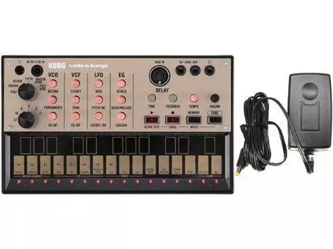 Аналоговый синтезатор KORG Loop Synth Volca Keys Комплект адаптера переменного тока KORG KA350 +