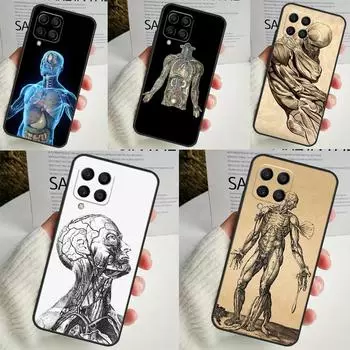 Анатомия человека для Samsung Galaxy M12 M32 M52 M14 M34 M54 M21 M51 M31 M30s M20 M15 M55 M13 M33 M53 чехол Samsung M12