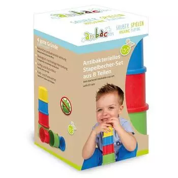 Anbac чашка штабелируемая, разноцветная, 1 набор, корейские детские товары