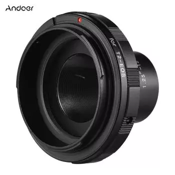 Andoer 1,25-T2-EOS переходное кольцо аксессуар для фотосъемки замена для камеры Canon EOS 1,25-дюймовый окуляр T2 телескоп чёрный