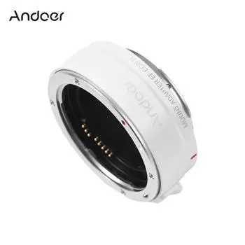 Andoer EF-EOSR Адаптерное кольцо объектива камеры с автоматической фокусировкой IS Стабилизация изображения Электронная диафрагма белый