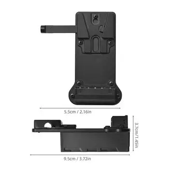Andoer V Mount Battery Plate к адаптеру питания фиктивной батареи NP-F Встроенный чип декодирования батареи чёрный