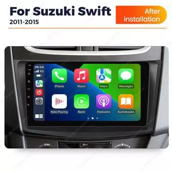Android All In One Car Radio Stereo для Suzuki Swift 4 2011 2012 2013 2014 2015 Мультимедийный Видеоплеер GPS DSP 2 Din Головное Устройство