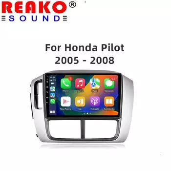 Android автомобильные аксессуары для Honda Pilot 2005-2008 GPS навигация автомобильное радио мультимедиа видеоплеер WiFi 4-core 1+32CP