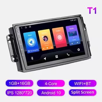 Android Car Radio для Chery Tiggo 3 2016-2018 Мультимедийный проигрыватель Головное устройство Стерео GPS Навигация BT WIFI 1+16 ГБ 1+16GB