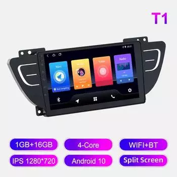 Android Car Radio для Geely Atlas NL-3 2016-2020 Мультимедийный проигрыватель Головное устройство Стерео GPS Навигация BT WIFI 1+16 ГБ 1+16GB
