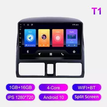 Android Car Radio для Honda CR-V II 2002-2006 Мультимедийный проигрыватель Головное устройство Стерео GPS Навигация BT WIFI 1+16 ГБ 1+16GB