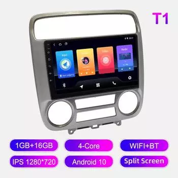 Android Car Radio для Honda Stream 2000-2003 Мультимедийный проигрыватель Головное устройство Стерео GPS Навигация BT WIFI 1+16 ГБ 1+16GB