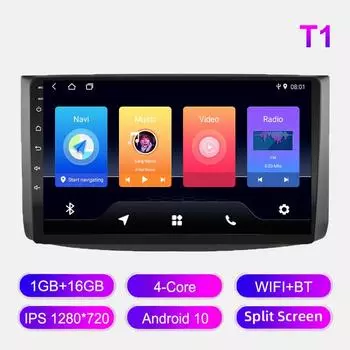 Android Car Radio For Chevrolet Aveo 2006-2011 Мультимедийный проигрыватель Головное устройство Стерео GPS Навигация BT WIFI 1+16 ГБ 1+16GB