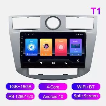 Android Car Radio For Chrysler Sebring Cirrus 2007-2010 Мультимедийный проигрыватель Головное устройство Стерео GPS Навигация BT WIFI 1+16 ГБ 1+16GB